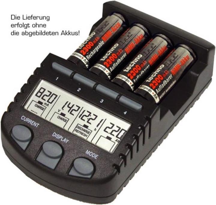 Image du produit AccuCell Chargeur rapide BC 700 avec fonction de décharge et écran LCD (1 pcs, 3000 mAh, Chargeurs sans batterie)