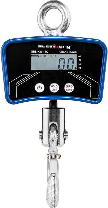 Produktbild Steinberg Kranwaage 1000 Kg Hängewaage Lastenwaage Industriewaage Waage LCD bis zu 200g