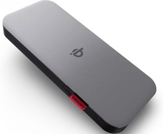 Lenovo Go USB-C Mobile Power Bank + Qi Wireless (10000 mAh, 27 W, 38.50 Wh)