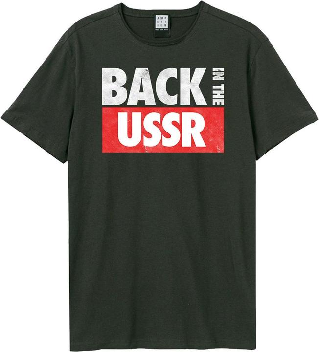 Actual product image Amplified Unisex Adult Back In The Ussr The Beatles T-Shirt (M)