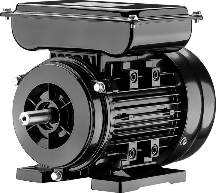 Wiltec Elektromotor 1-phasig 4-polig Elektro Motor 1,1kW Einphasenmotor Motor