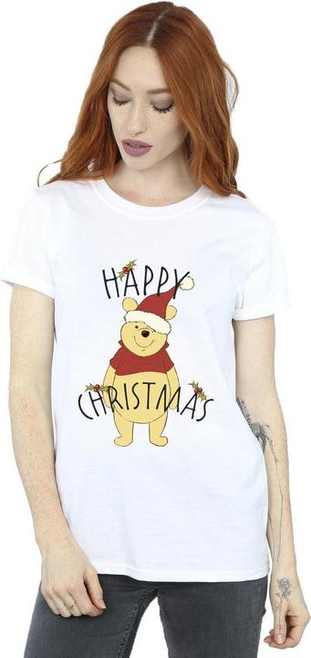 Produktbild Disney Winnie The Pooh Happy Christmas Holly TShirt (5XL)