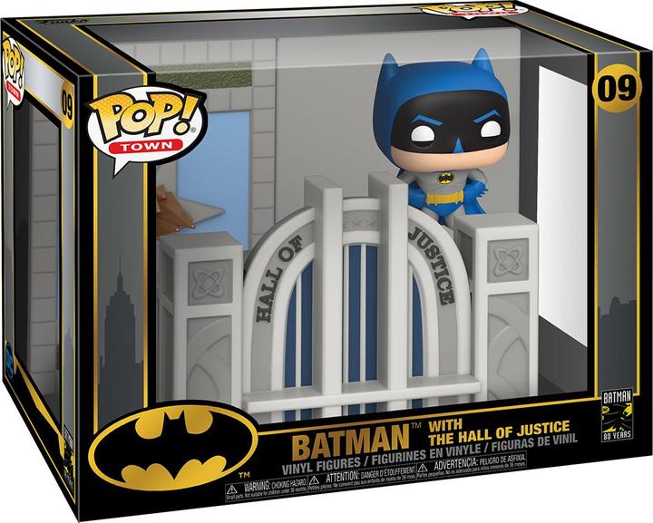 Image du produit Funko POP! - Batman 80th: Batman & Hall of Justice