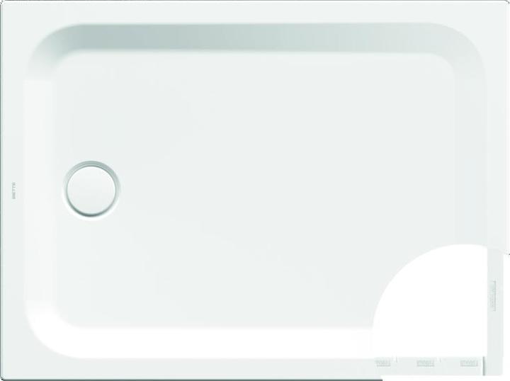 Produktbild Bette BetteUltra Rechteck-Duschwanne mit Minimum-Wannenträger, 1500x750x35mm, GlasurPlus