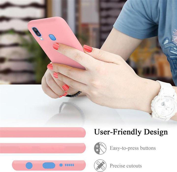 Actual product image Cadorabo TPU Liquid Silicone Case Cover (Samsung Galaxy A40)