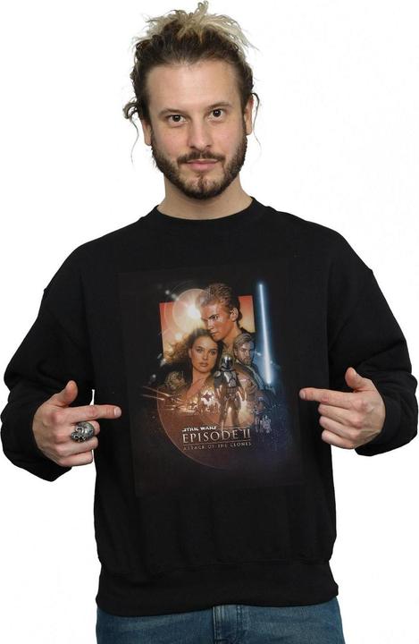 Produktbild Star Wars Episode II Movie Poster Sweatshirt (3XL)