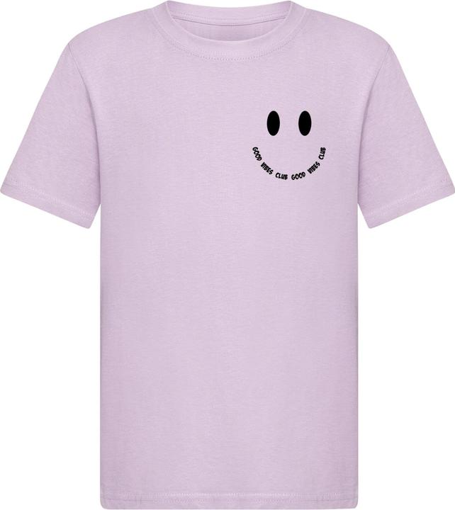Produktbild Merchcode Kids Good Vibes Club Front for Light - Basic Tee - 184965 (158)