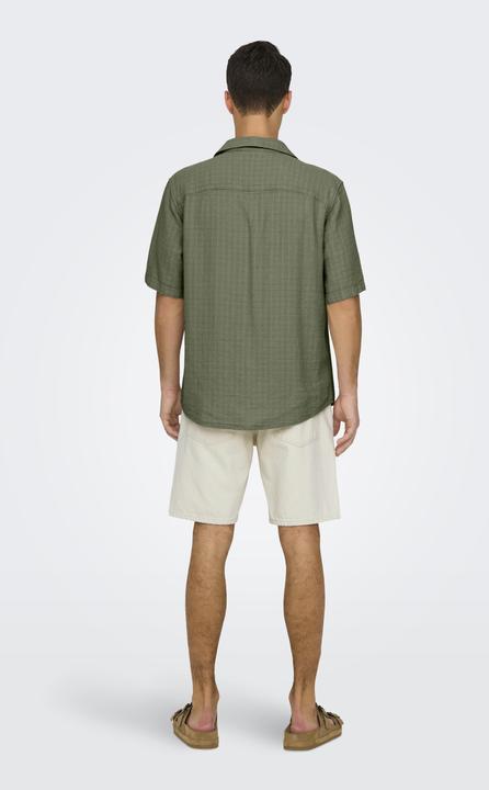 Produktbild Only & Sons Onslatham Rlxss Resort Linen Struc 0257 (XL)