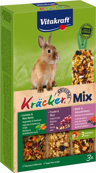 Immagine prodotto Vitakraft Crackers Trio Mix di verdure/dadi/dadi/baldb. (0.17 kg, 1 x)