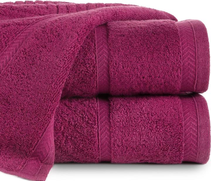 Actual product image Eurofirany REINA LINE cotton towel with zigzag pattern and smooth edge, 500 g/m2, 50 x 90 cm (50 x 90 cm)