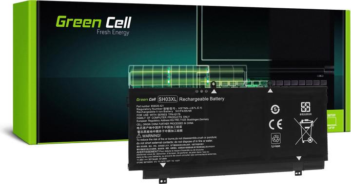 Actual product image GreenCell Laptop Battery SH03XL for HP Spectre - 11.55V - 4200mAh (3 Cells, 4200 mAh)