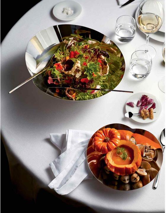 Produktbild Alessi Salatschüssel aus Edelstahl Silberfarben (34 cm, 3 l, 1 x)