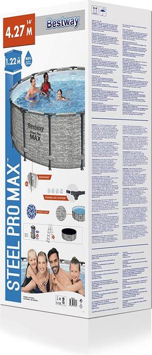 Image du produit Bestway Ensemble piscine Steel Pro Max (Ø 427 x 122 cm)
