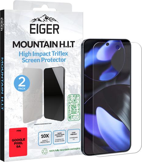 Image du produit Eiger Display-Folie (2er-Pack) Mountain H.I.T Clear (2 pièce(s), Google Pixel 9a)