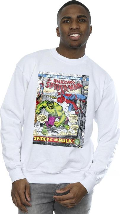 Image du produit - Sweat SPIDER-MAN VS HULK COVER - Homme (XL)