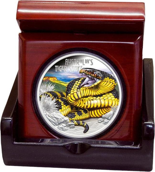 Immagine prodotto The Perth Mint Silber Deadly & Dangerous 1 oz PP - Tigerotter 2025 (999.90, 2025)