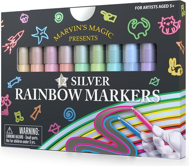 Produktbild Marvin's Magic Marvins Magic - Silver Rainbow Markers - (MMART002)