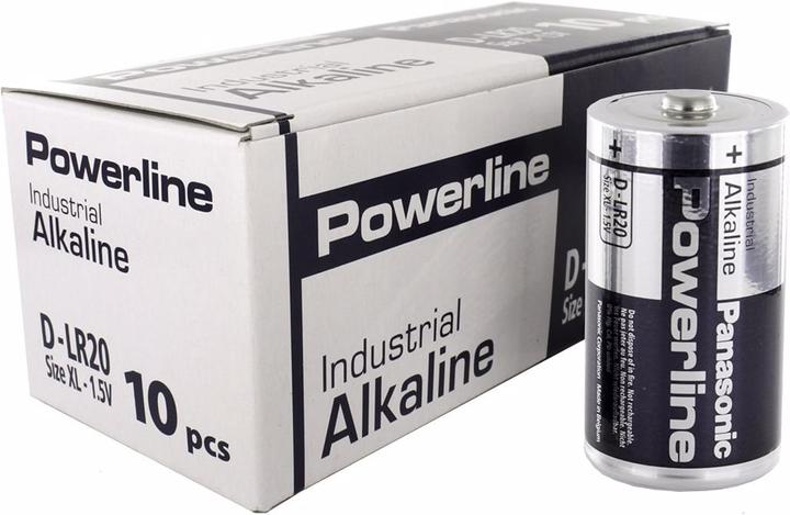 Produktbild Panasonic Powerline Industrial Alkaline (10 Stk., D)