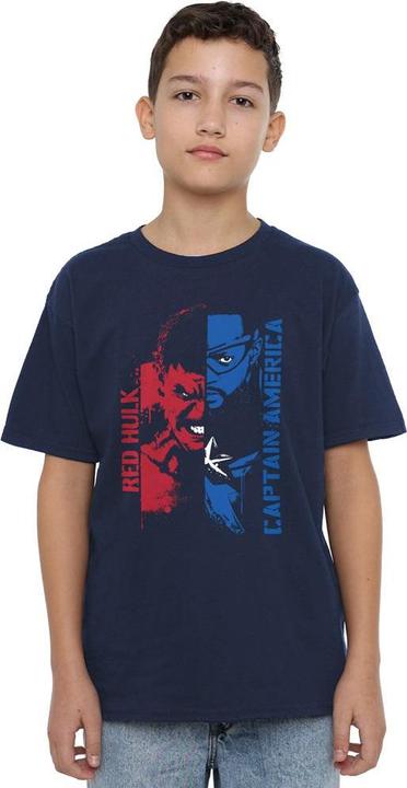 Actual product image Captain America Childrens/Kids Red Hulk Graffiti T-Shirt (140, 146)