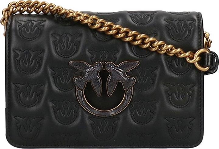 Actual product image Pinko Love Click Mini Shoulder Bags Ladies - Black - Size Onesize