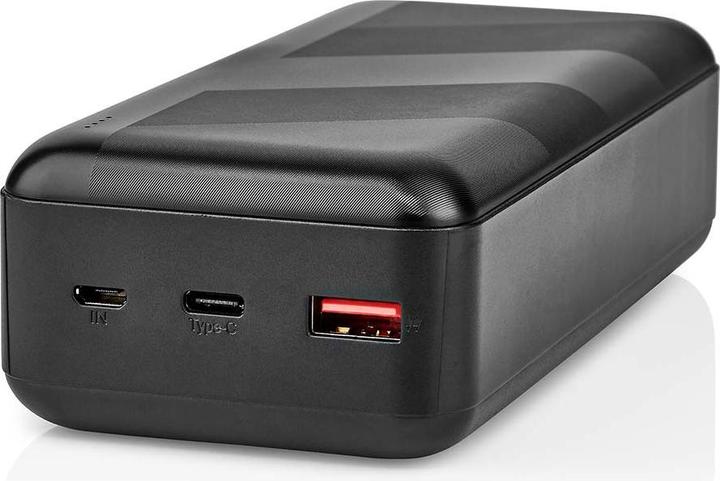 Produktbild Nedis powerbank | 32000 mAh | 2.4 / 3.0 / 3.25 A | Anzahl der Ausgänge: 2 | Ausgangsanschluss: 1x US (32000 mAh, 65 W, 65 Wh)
