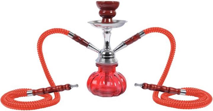 Produktbild Moosmayr Shisha Fortuna Rot 25cm 2 Anschl. (25 cm)