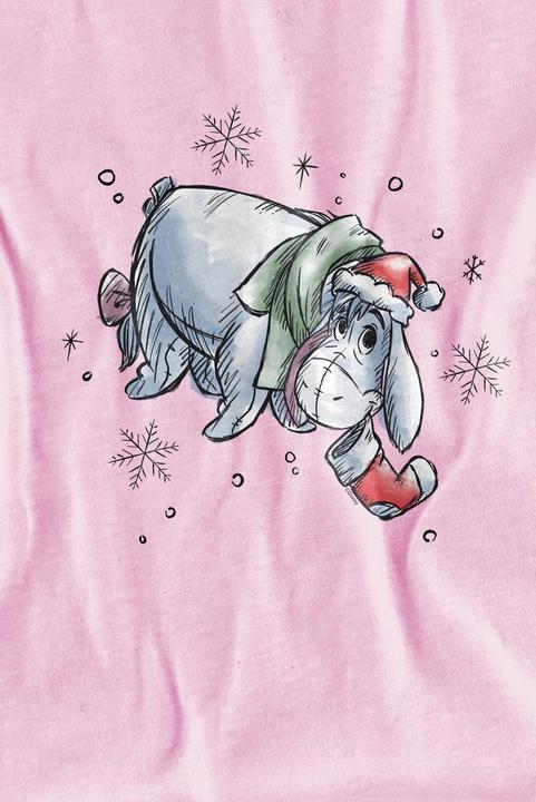 Actual product image Winnie the Pooh Childrens/Kids Eeyore Snowflake Christmas T-Shirt (116)
