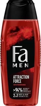 Fa FA Men Attraction Force Shower Gel żel pod prysznic do mycia ciała i włosów dla mężczyzn Pheromone 4 (400 ml)