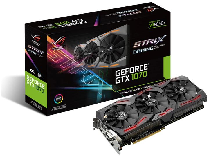 Actual product image ASUS GeForce GTX 1070 STRIX O8G GAMING (8 GB)