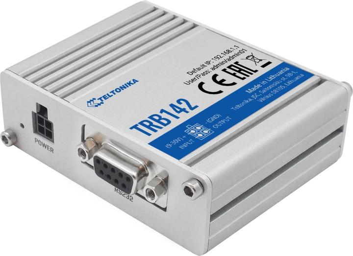 Image du produit Teltonika Modem industriel LTE TRB142 RS232