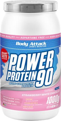 Actual product image Body Attack New Power Protein 90 (1000g can) (Chocolate, 1 pcs., 1000 g)
