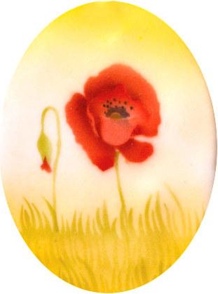 Actual product image Martellato Airbrush stencil poppy flowers