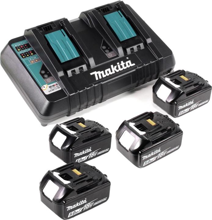 Produktbild Makita DGA 900 PT4KX2 Akku Winkelschleifer 36V ( 2x18V ) 230mm Brushless + 4x Akku 5,0Ah + (230 mm)