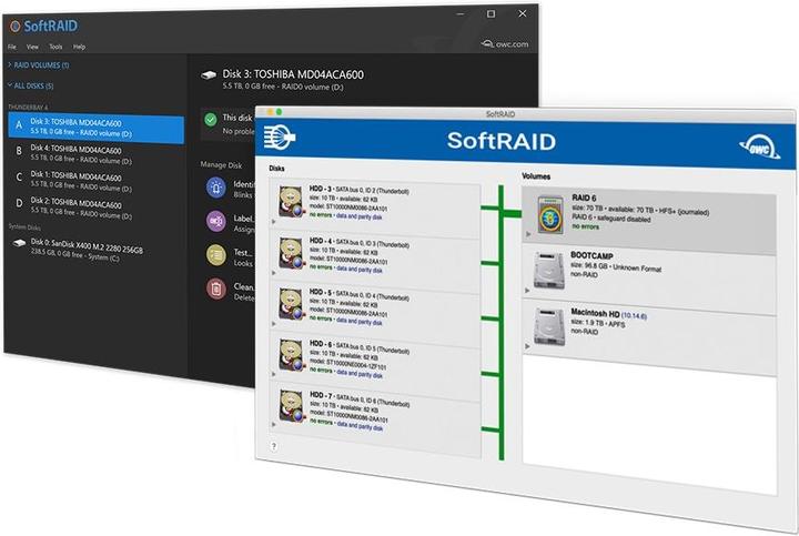 Produktbild OWC SoftRAID 6 PRO (unbegrenzt)