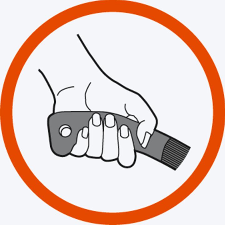 Actual product image Gardena aluminium handle