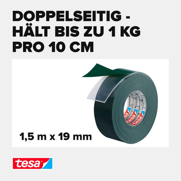 Actual product image tesa Powerbond double-sided mounting tape for brick & stone (19 mm)