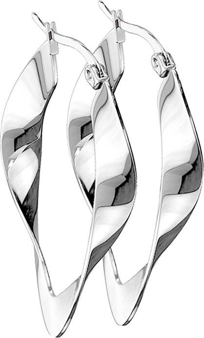 Immagine prodotto Star Piercing Ohrring silber verdreht (senza ottone, Acciaio chirurgico 316L)