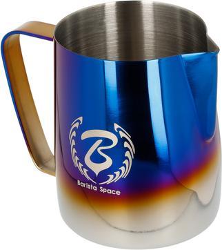Immagine prodotto Barista Space Lattiera Titanium Half Blue 600 ml (0.60 l)