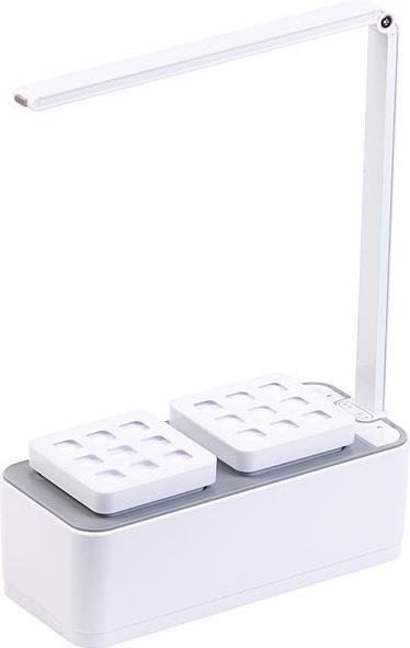Produktbild Carlo Milano Intelligentes Pflanzen Anzucht System für zwei Pflanzen mit LED Licht (26 cm)