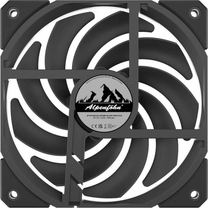 Produktbild Alpenföhn Jetstream" PWM Slim120x120x16 84000000219 (120 mm, 1 x)