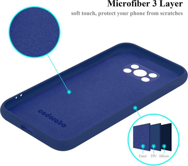 Produktbild Cadorabo Hülle für Xiaomi POCO X3 NFC TPU im Liquid Case Design (Xiaomi Poco X3 NFC)
