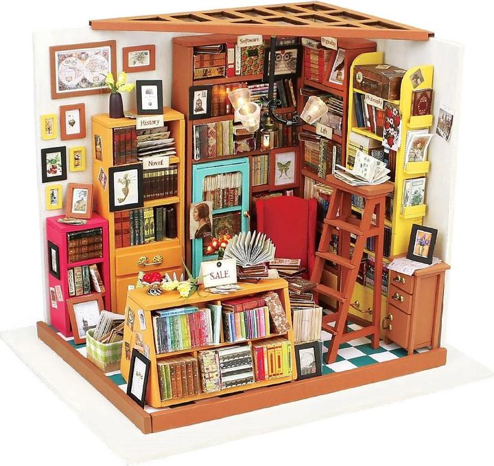 Actual product image Robotime Sam’s Study Library