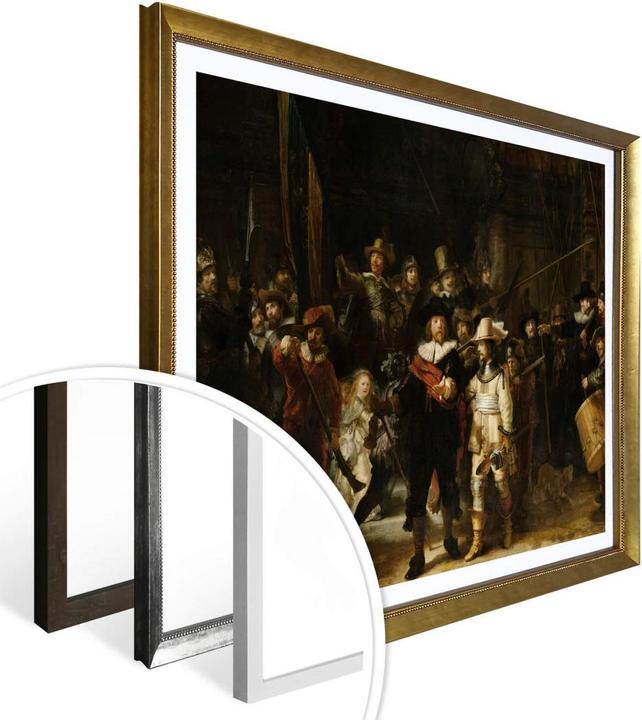 Image du produit Trenddeko Rembrandt - La Ronde de nuit (50 x 40 cm)