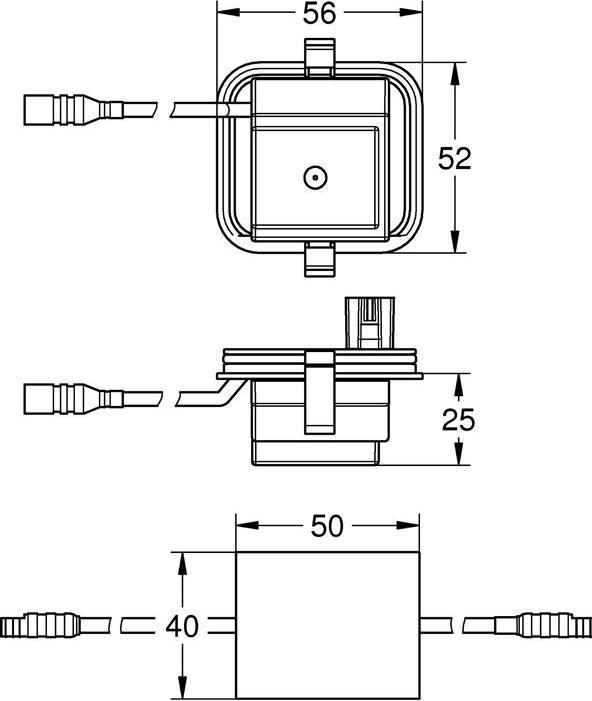 Grohe Steck-Transformator chrom