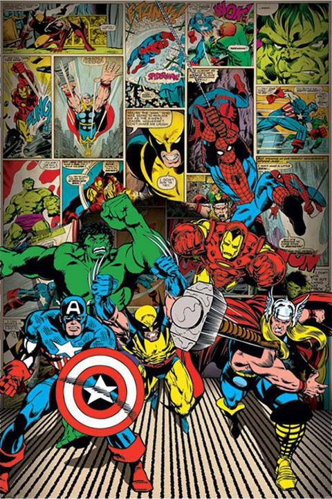 Actual product image Comics Poster Heroes