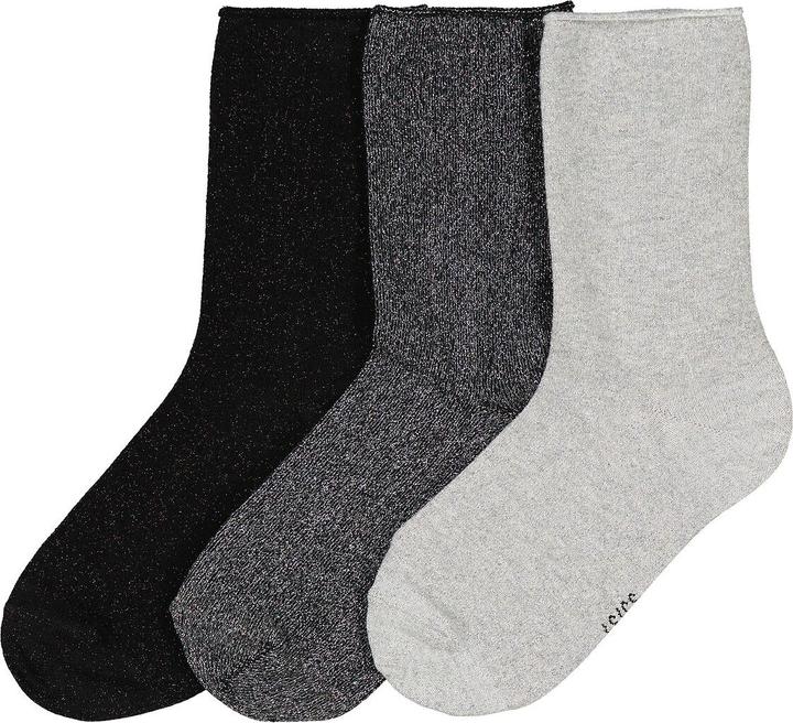 La Redoute Collections 3er-Pack Socken mit Pailletten (3er Pack, 38, 41)