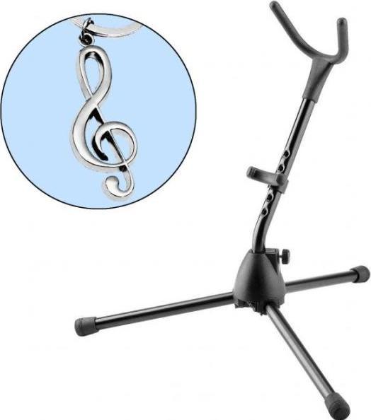 Actual product image K&M 14300 Saxophone stand with pendant (Sax)