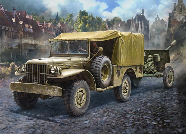 Zvezda ZS3656 3656-WC-51 Beep US Military Multipurpose 3/4T Vehicle, 1/35 Scale, Model Kit, White