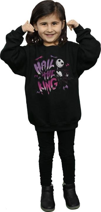 Produktbild Disney Nightmare Before Christmas Hail The King Sweatshirt Mädchen (128)