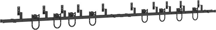 Immagine prodotto VidaXL Set di ferramenta per porte scorrevoli 200 cm acciaio nero Set di ferramenta per porte scorrevoli
